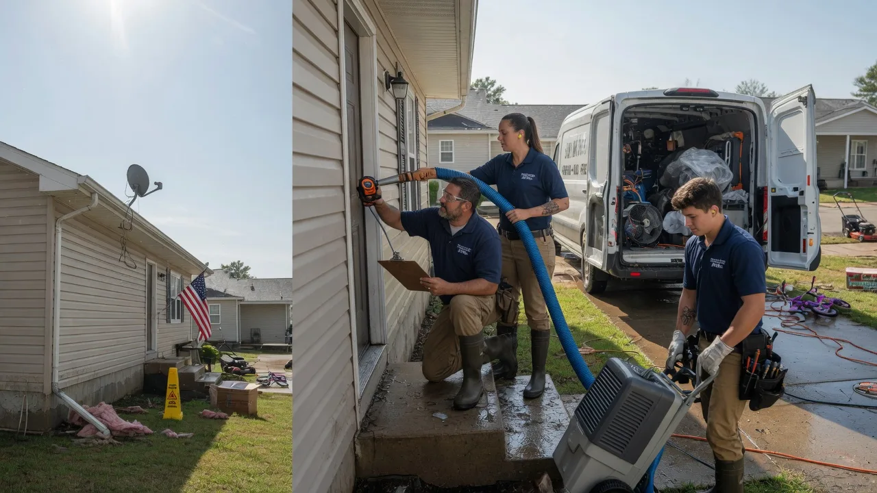 Ceiling Water Damage Restoration in Valley Springs, AR near me
